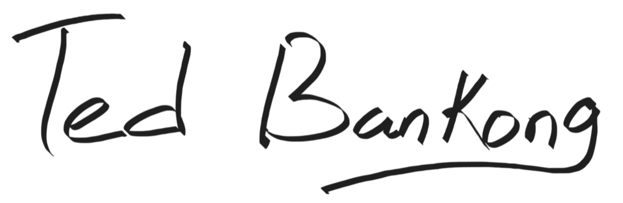 Ted Bankong, signed